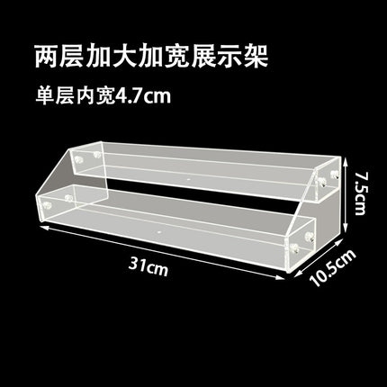 Nail Polish Display Stand Transparent Ladder Rack Nail Art Shop Display Nail Polish Layered Storage Rack Storage Rack Multi-Layer Storage Rack