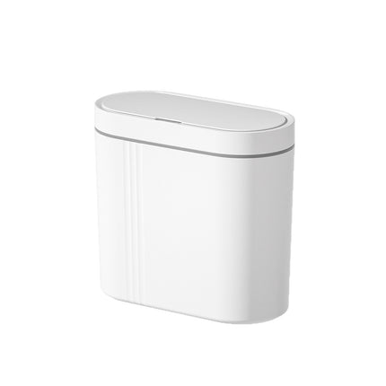 Household intelligent induction trash can large capacity electric open lid gap trash can kitchen sanitary wall trash can