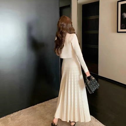 M2026 Spring and Summer New Cross-Border Foreign Trade Women's Clothing French European and American Style Elegant Sleeveless Long Dress Knitted Dress