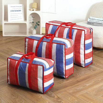 Moving Bag, Tote Bag, Moving Packing Bag, Woven Bag, Luggage Bag, Quilt Large Bag, Student Dormitory Storage Organizer