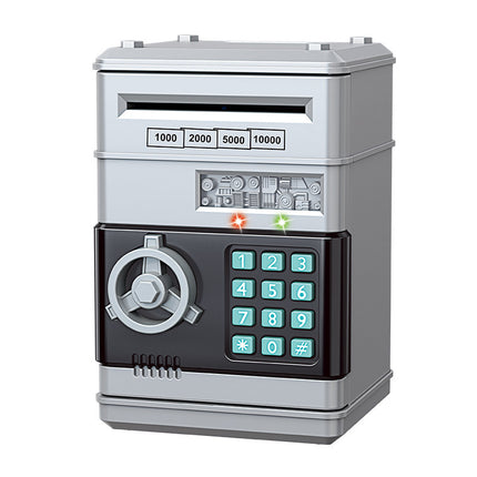 Cross-border atm smart password piggy bank large capacity children's creative piggy bank can only enter the piggy bank