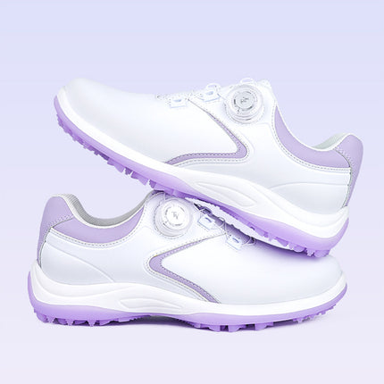 golf shoes women's golf shoes knob elastic shoelace versatile casual shoes non-slip fixed nail waterproof shoes
