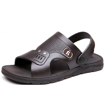 2025 New Men's Sandals Casual Soft Sole Outdoor Non-Slip Breathable Wear-Resistant Beach Bathing Slippers Manufacturer Wholesale