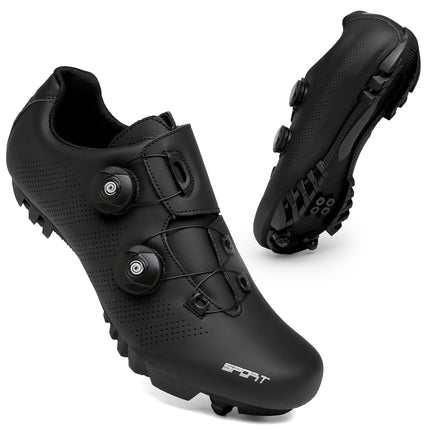 Cross-border foreign trade bicycle shoes cycling shoes men and women road bike lock shoes mountain bike booster shoes hard bottom wholesale