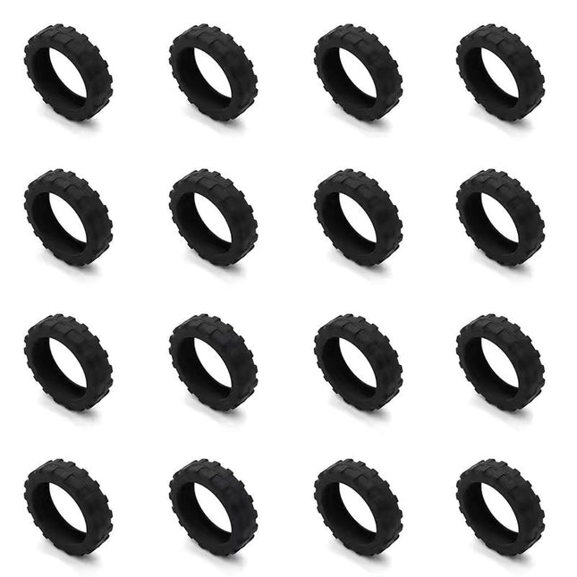 Caster Shoes Trolley Caster Cover Silent Noise Reduction Anti-wear Shock-proof Luggage Tire Silicone Protective Cover