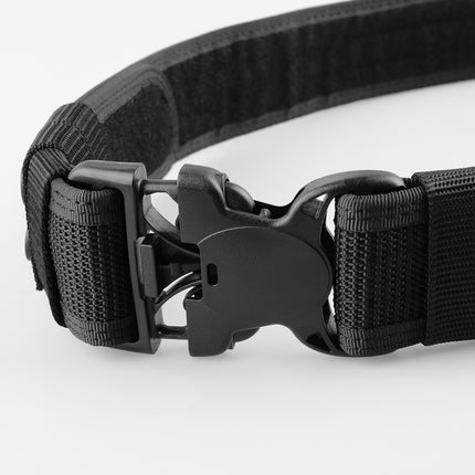 Amazon's Popular Outdoor Double-Layer Thickeneded Tactical Belt with Inner and Outer Straps for Military Fans Outdoor Multi-Functional Training Pants