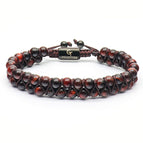 6mm-Red Tiger Eye Bracelet