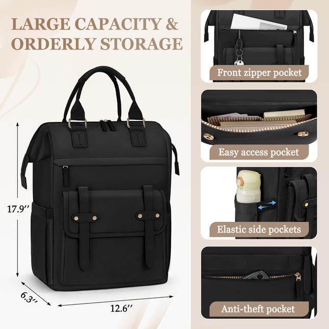 Multi-Compartment Backpack 15.6inch Laptop Bag USB Interface Short Trip Business Trip Durable and Waterproof