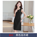 single black dress / S