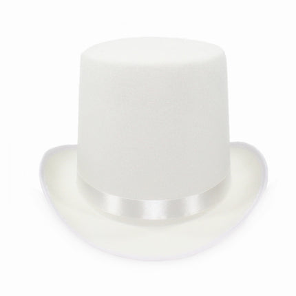 British Retro Gentleman Hat Black High Top Jazz Hat Stage Magic Hat Kidsren's Performance Hat Fashion High Top Hat