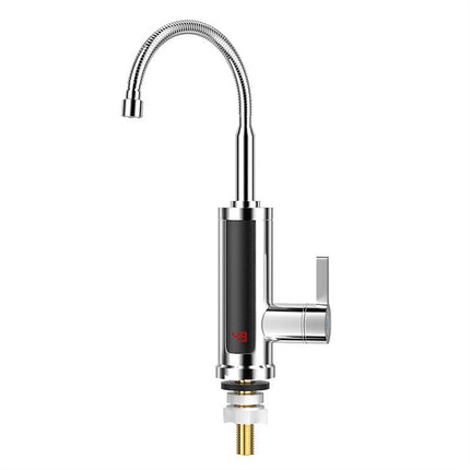Foreign Trade Electric Heating Faucet Instant-heating Quick-heating Small Kitchen Treasure Household Vertical Cold and Heat Dual-purpose Electric Plus Water Heater White
