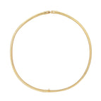 752j real gold coil necklace