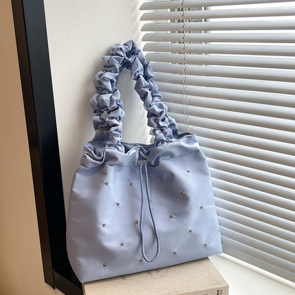 Sweet Small Clear Literary Canvas Large Bag for Women 2025 New Versatile Large Capacity Tote Bag Student Shoulder Bag
