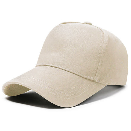 Men's Hat with Widened Brim and Enlarged Hood 58-63 Large Head Circumference Tiger Head Embroidered Baseball Cap Sports Sun Protection Hat