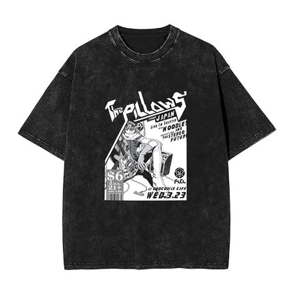 Flcl the Pillows Live Washed t Shirt Mens 15 Essential Y2K R