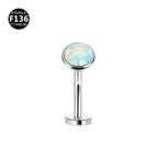 1.6x12mm teeth m1.2 / Silver opal