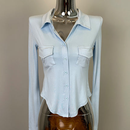 South Korea Dongdaemun's new product is full of pure desire ~ sexy micro-transparent figure tight skin-friendly small cardigan se