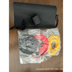 3-piece set (tpe4.5mm) yellow + red + black [storage bag + door buckle