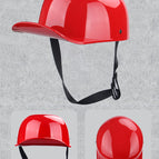 M / Bright red