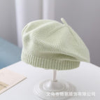 Rabbit logo beret-fruit green / 3-48 months