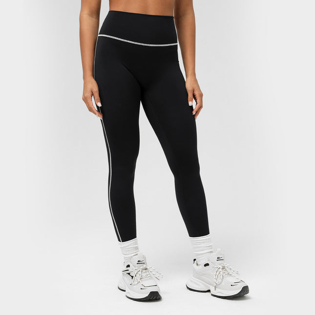 European and American Naked High Elastic Sports Yoga Pants New High Waist Tight Fitness Pants Outdoor Running Hip-lifting Sports Pants