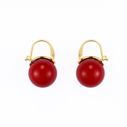 Qingdao Jewelry Pearl Earrings Female Niche Design Elegant Temperament All-match Earrings Ins Simple Fashion Earrings