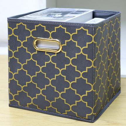 Amazon Coverless Storage Box Fabric Storage Box Foldable Large Clothes Organiser Toy Storage Box Cross Border