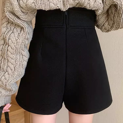 Design Sense Niche Irregular Shorts Women's 2024 Spring New Elegant High Waist Slimming Korean Style A- Shirt Pants Skirt