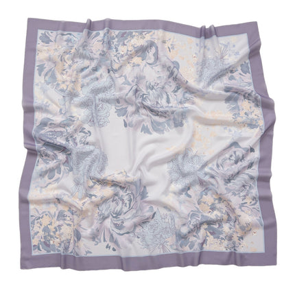 Cross-Border New Product Voile Print 110 Square Scarf Classic Lace Scarf Turban Malaysian Shawl
