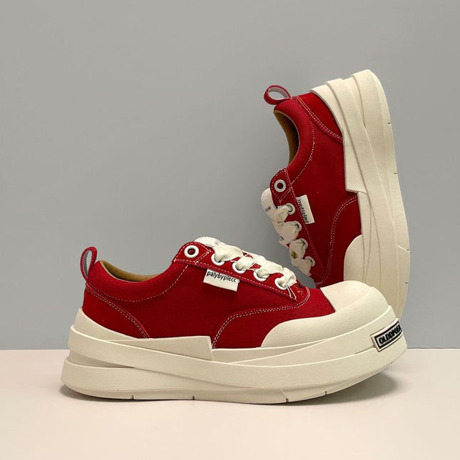 New Products, New Big-Toe Canvas Shoes for Men and Women, New Niche Design Couples, Thick-Soled Ugly Mickey Casual Sneakers for Women