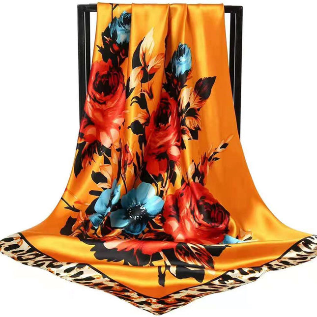 New Style Yiwu Silk Korean Style Thin Scarf Women's All-match Long Scarf Shawl Summer Spring Autumn Winter Mother Scarf