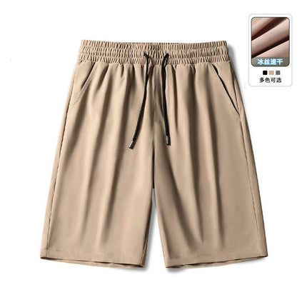 Men's Five-Pocket Shorts, Thin and Loose Ice Silk Sports Shorts, Casual Versatile Wholesale Pants