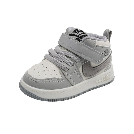 Middle help children's sneaker boys and girls casual board shoes 2022 autumn new non-slip baby shoes toddler shoes