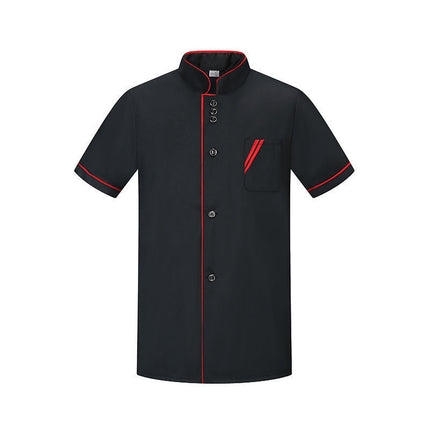 Chef's Work Clothes Men's Long Sleeve Chef's Clothes Back Kitchen Clothes Catering Restaurant Hotel Work Clothes Canteen Chef's Clothes