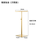 T-shaped mirror titanium square tube