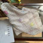 Fine Plaid flower khaki
