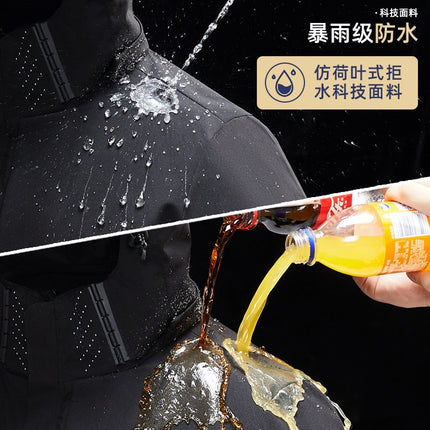Huagang Camel Outdoor Jacket Jacket for Men and Women Autumn and Winter Three-in-One Removable Waterproof Windproof Tide Brand Mountaineering Suit