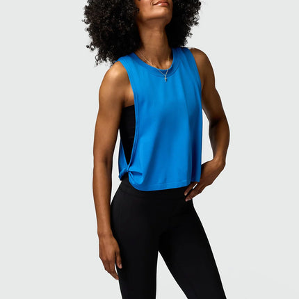 Cross-border yoga vest women's hollow back sports blouse outdoor running fitness leisure Joker top wholesale