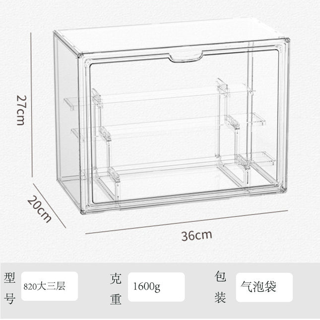 Blind Box Storage Display Stand Desktop Transparent Dustproof Acrylic Lego Bubble Mate Storage Cabinet Hand Display Box