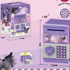 Coolomi purple piggy bank / 7.9*8*11.5cm