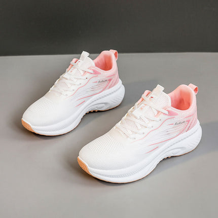 K2515 new breathable board shoes 2025 spring and summer thick-soled increased wear-resistant gradient casual college board shoes