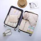 New 7 pieces beige