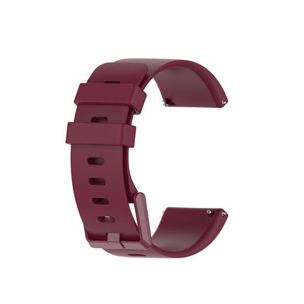 For Fitbit Versa/Versa 2/VersaLiteSE monochrome silicone color buckle strap replacement wristband