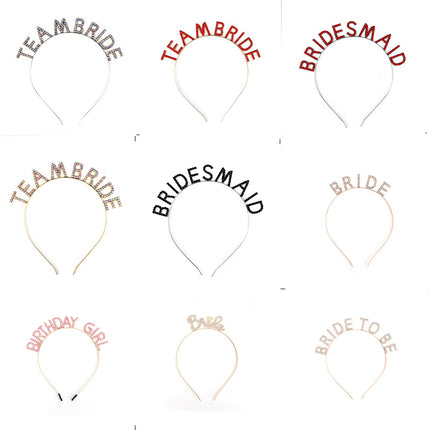 European and American Hair Bundles, Birthday Party Headbands, Happy Birthday, Fast and High-End Accessible Luxury Hair Accessories