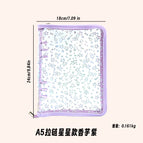 A5 Zipper Star Taro Purple