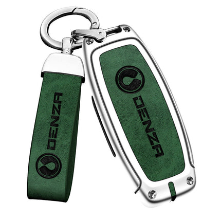 Applicable to tengshi d9 key case dedicated to new retro men's and women's metal leather all-inclusive key case buckle