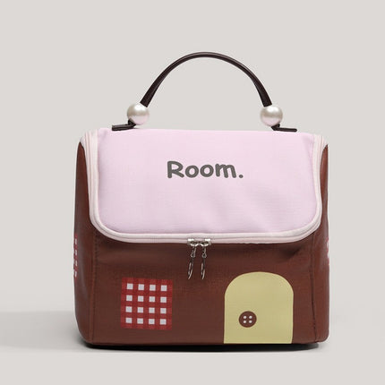 Smooda genuine goods Cute Dopamine Travel Portable Wash House Makeup Bag Portable Storage Bag