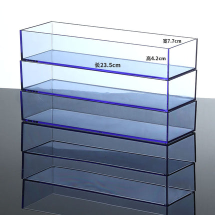 Mirror cabinet acrylic sundries stationery pencil storage box finishing box narrow strip storage transparent note hand account
