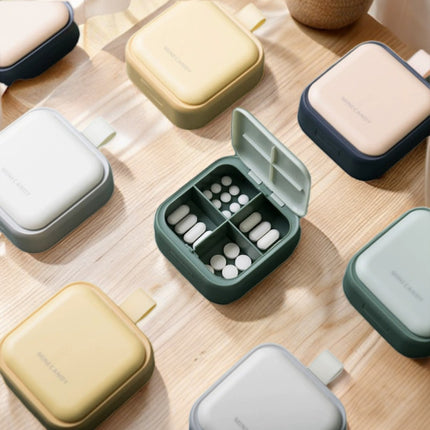Medicine Dispensing Box, Medicine Dispensing Box, Portable Sealed Pill Storage Box, Compartmentalized Portable Mini Medicine Box