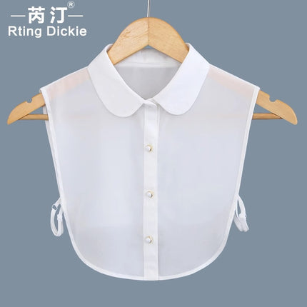Winter Decorative Collar Women's Autumn and Winter All-match Shirt Collar Fake Collar Plaid Collar Point Collar Men's and Women's Casual Decorative Collar